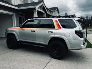 toyota 4runner retro stripe decal